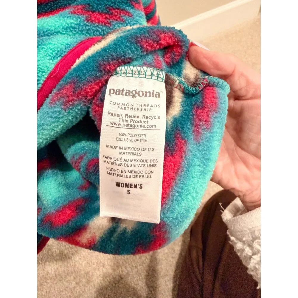 Patagonia Synchilla Snap-T Fleece Women's S 2015 Southwest Geometric Pullover